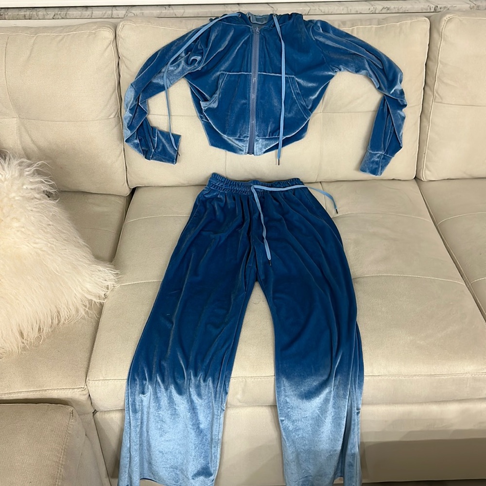 Velour sweatsuit